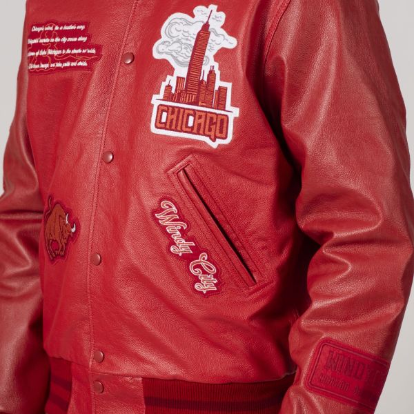 ジャケット・アウター Gorga Stadium Jacket Varsity leather Georgia A-Game Varsity Jacket