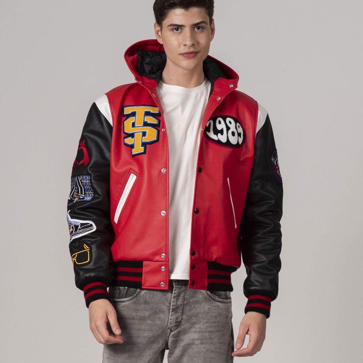 Varsity Base Men Jacket Shake It Off Online Exclusive Letterman Jacket