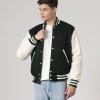 All-Wool Customizable Letterman Jacket in Dartmouth Green & White