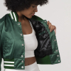 Kelly Green Satin Crop Top Jacket