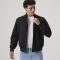 All Black Lightweight Letterman Jacket