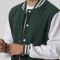 Dartmouth Green & White Lightweight Letterman Jacket