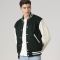 All-Wool Customizable Letterman Jacket in Dartmouth Green & White