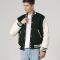 All-Wool Customizable Letterman Jacket in Dartmouth Green & White