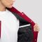 Cardinal Red Wool Body & Bright White Leather Sleeves Letterman Jacket