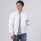 All White Leather Letterman Jacket