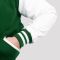 Kelly Green Wool Body & White Vinyl Sleeves Letterman Jacket