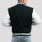 Dartmouth Green Wool Body & White Vinyl Sleeves Letterman Jacket