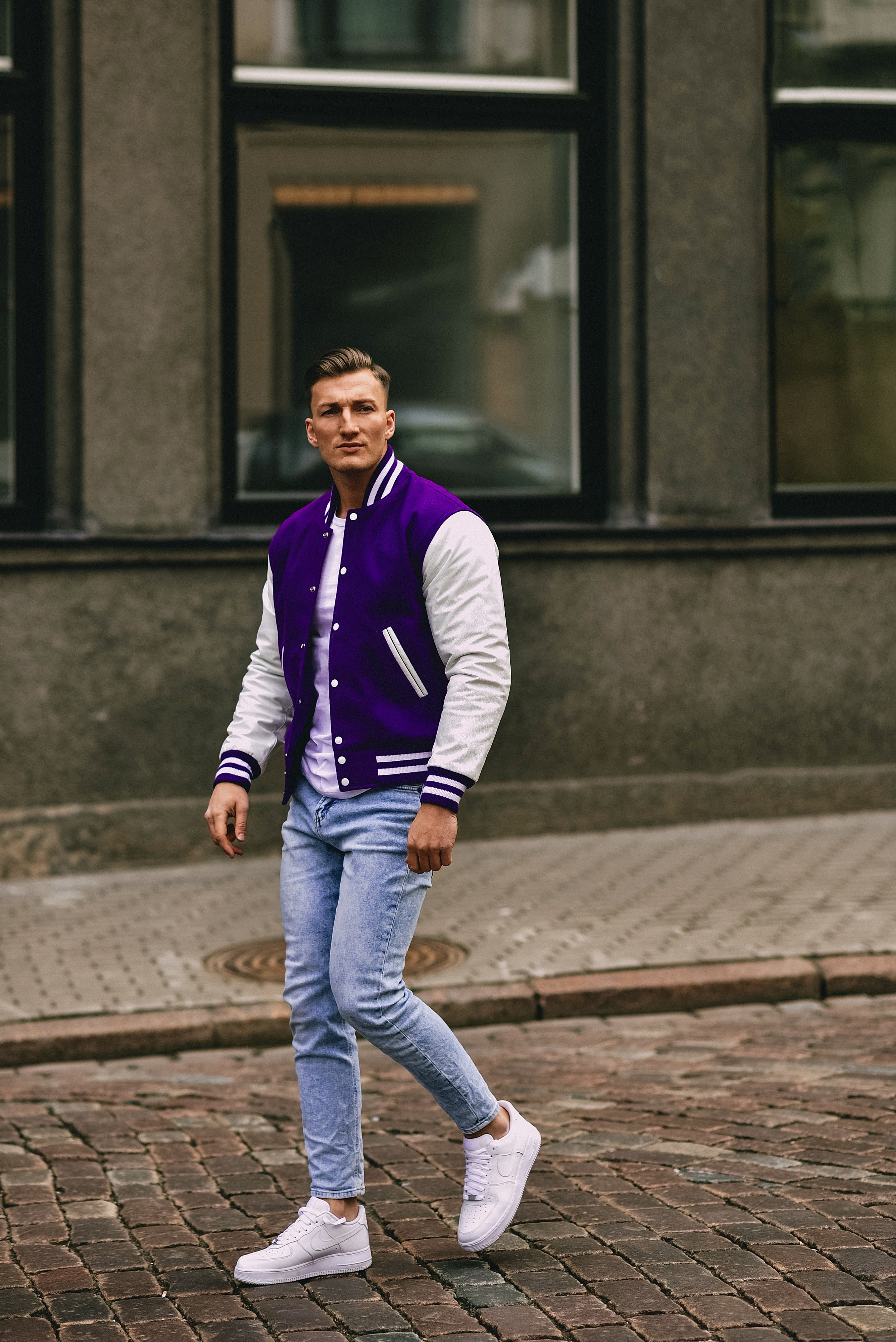 Calvin Klein Oversized Down Puffer Jacket in Purple for Men | Lyst