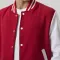 Scarlet Red & White Lightweight Letterman Jacket