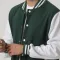 Dartmouth Green & White Lightweight Letterman Jacket