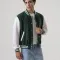 Dartmouth Green & White Lightweight Letterman Jacket