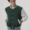 Dartmouth Green & White Lightweight Letterman Jacket
