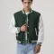 Dartmouth Green & White Lightweight Letterman Jacket