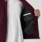 Maroon Wool Body & White Leather Sleeves Letterman Jacket With Zipper