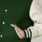 All-Wool Customizable Letterman Jacket in Kelly Green & White