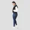 Black Wool & Bright White Leather Letterman Crop Top Jacket