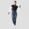 Black Wool & Bright White Leather Letterman Crop Top Jacket