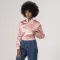 Pink Satin Crop Top Jacket