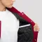 Cardinal Red Wool Body & Bright White Faux Leather Sleeves Letterman Jacket